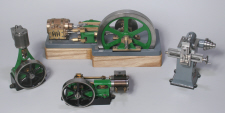 Stuart 10V and 10H, and GLR "Tina" steam engines + model shaper.