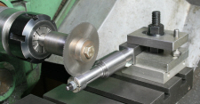 Slitting Saw, using on the lathe.