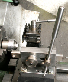 Dial engraving tool in use 