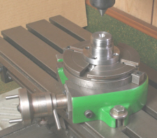 Rotary Table, aligning a chuck adaptor