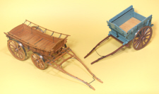 Monmouth Waggon and a Tip Cart