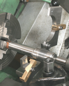 Fixed Steady, a hinged top permits workpieces to be easily removed and replaced